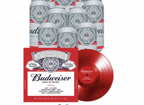 Budweiser celebra el mes de la música con vinilos sustentables