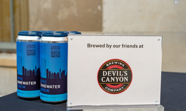 Epic OneWater Brew es la nueva cerveza hecha con agua reciclada